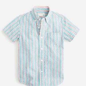 Crewcuts Colorful Striped Button Down Shirt